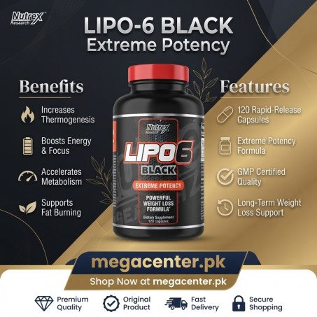 LIPO-6 BLACK Premium Price in Pakistan