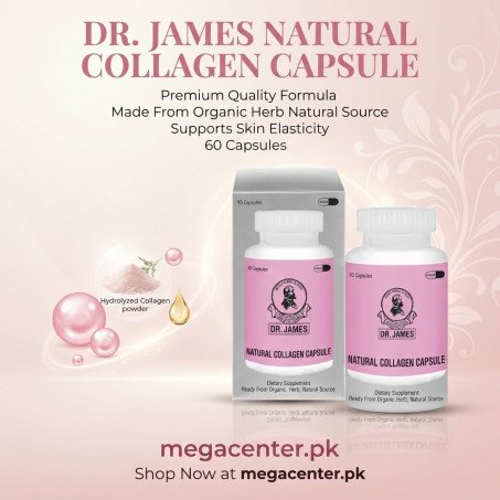 Dr James Natural Collagen Capsule In Pakistan – Anti-Aging Skin & Joint Support