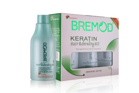Bremod Keratin Hair Rebonding Kit 250 ML