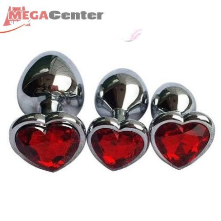 Heart Shaped Metal Anal Plug In Pakistan