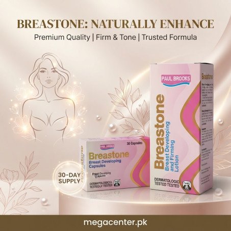 Breastone Capsules & Cream In Pakistan – Dual-Action Bust Firming Set