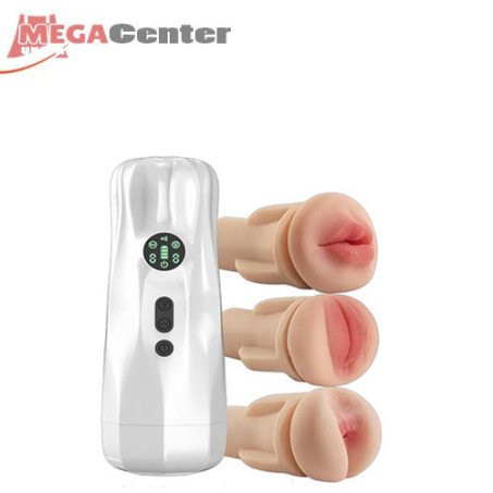 Automatic Male Masturbator With Three Removable Sleeves In Pakistan