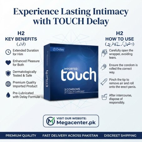 Touch Delay Condom In Pakistan | Best Desensitizing Condom for Men