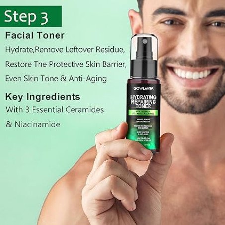 Complete Men's All-In-One Daily Skincare & Grooming Kit