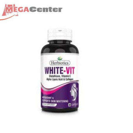 Herbiotics White Vit Capsules In Pakistan | Best Skin Brightening & Vitamin C Supplement